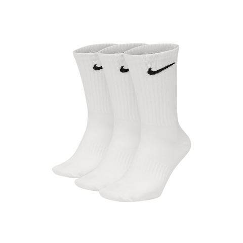 Nike Everyday Lightweight Crew Socks 3-Pack White