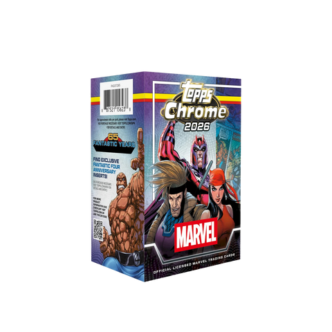Topps Chrome Marvel Comics 2026 Value Box