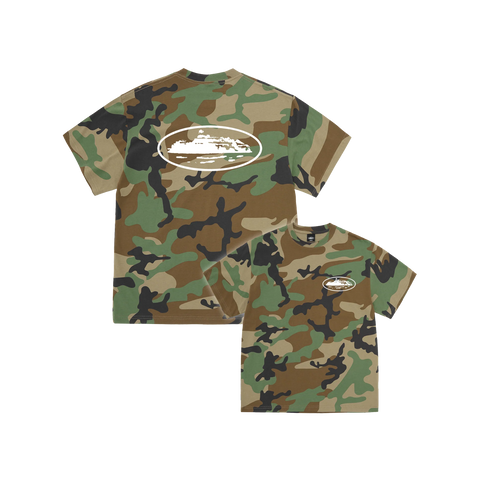 Corteiz OG Island Tee Woodland Camo
