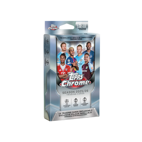 Topps Chrome® UEFA Club Competitions 2025-26 - Hanger Box