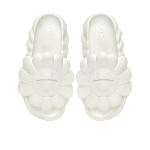 Takashi Murakami Ohana Full-Bloom Slides Star White