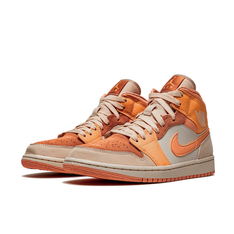 Jordan 1 Mid Apricot Orange (Women's)