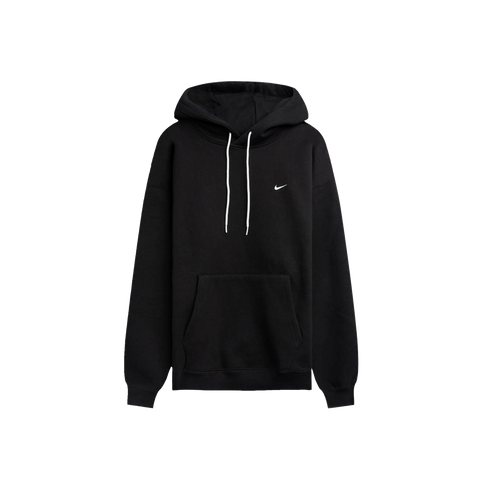 Nike Solo Swoosh Fleece Hoodie Black