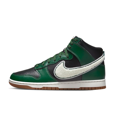 Nike Dunk High Chenille Swoosh Black Green