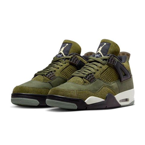 Air Jordan 4 Retro SE Craft Medium Olive (GS)