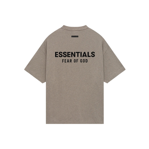 Fear of God Essentials Jersey Crewneck Tee Heather Gray