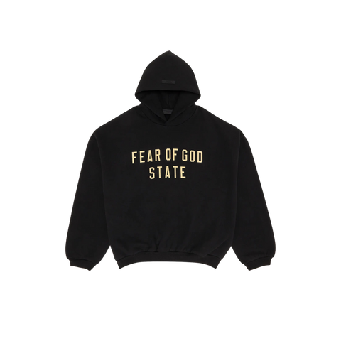Fear of God Essentials Fleece Hoodie FW24 'Black'