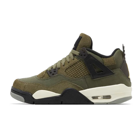 Air Jordan 4 Retro SE Craft Medium Olive (GS)