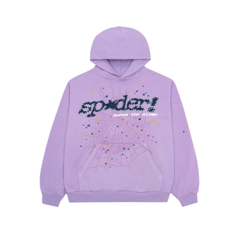 Sp5der Açaí Hoodie Purple