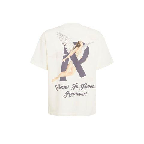 Represent Storms In Heaven T-Shirt Flat White