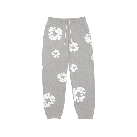 Denim Tears The Cotton Wreath Sweatpants Grey/White