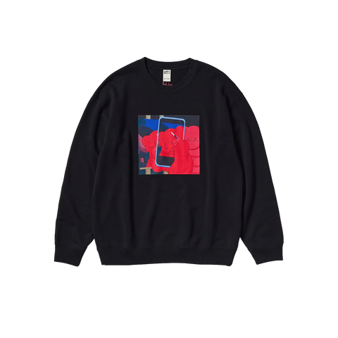 KAWS x Uniqlo x Warhol Phone Sweatshirt Black