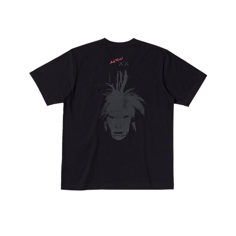 KAWS x Uniqlo x Warhol XX Head T-shirt Black