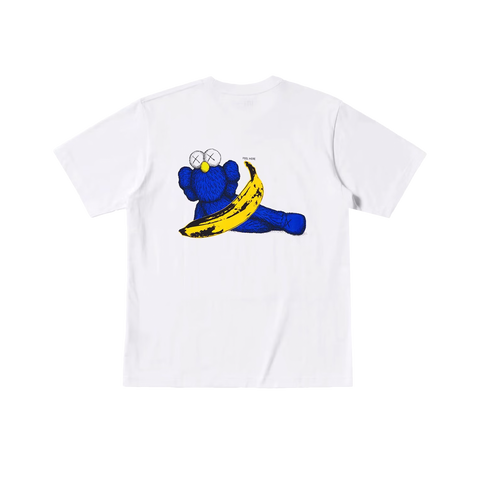 KAWS x Uniqlo x Warhol Banana T-shirt White