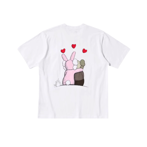 KAWS x Uniqlo x Warhol Hug T-shirt White