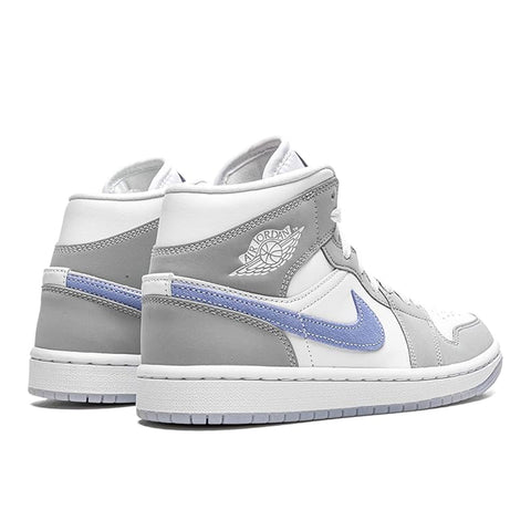 Jordan 1 Mid Aluminium Wolf Grey (Women's)