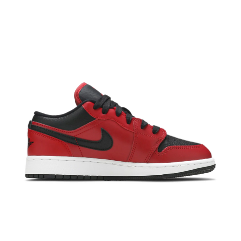 Jordan 1 Low Gym Red Black Pebbled (GS)