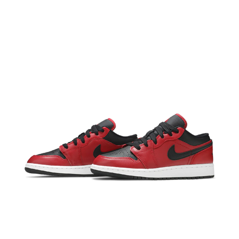 Jordan 1 Low Gym Red Black Pebbled (GS)