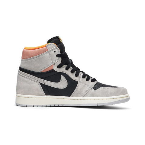 Jordan 1 Retro High Neutral Grey Hyper Crimson