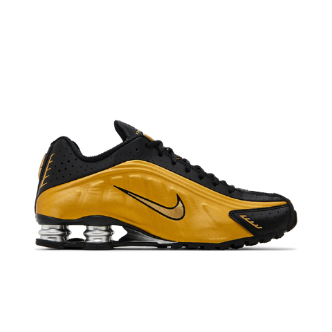 Nike Shox R4 Black Metallic Gold (Women's)