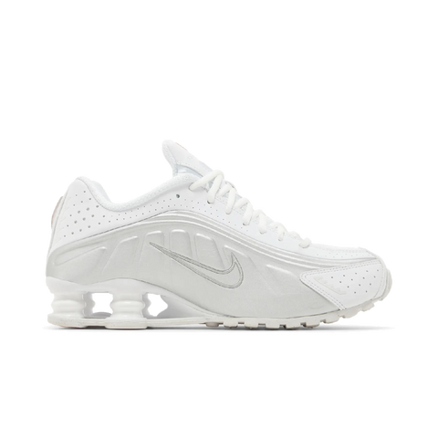 Nike Shox R4 White Metallic Silver (Women's)