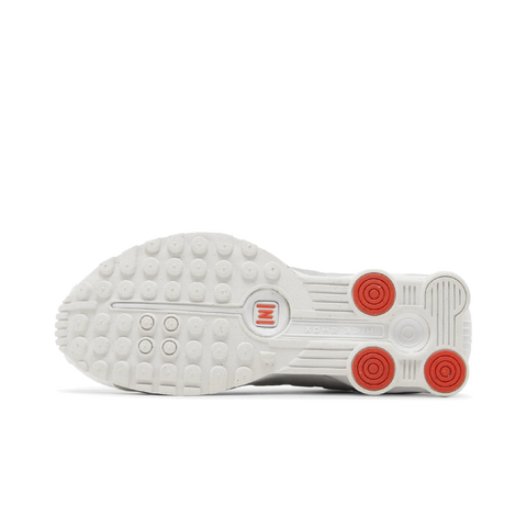 Nike Shox R4 White Metallic Silver (Women's)