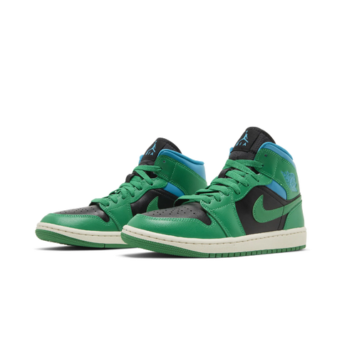 Jordan 1 Mid Lucky Green Aquatone (Women's)