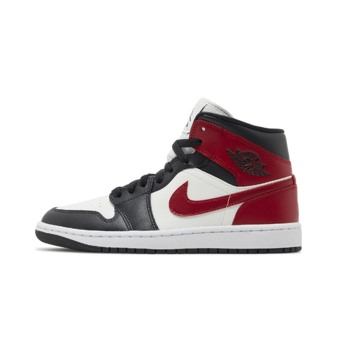 Jordan 1 Mid Gym Red Off Noir (Women's)