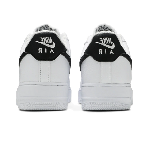 Nike Air Force 1 Low '07 White Black Pebbled Leather