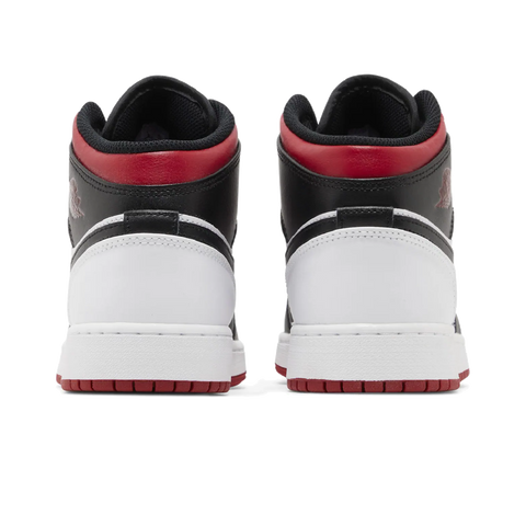 Jordan 1 Mid Gym Red Black Toe (GS)