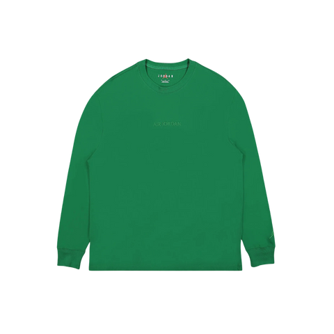 Air Jordan Wordmark Long-Sleeve Tee Pine Green
