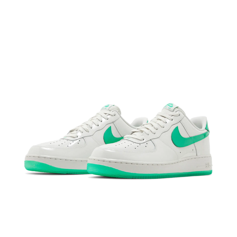 Nike Air Force 1 Low '07 Patent Platinum Tint Stadium Green
