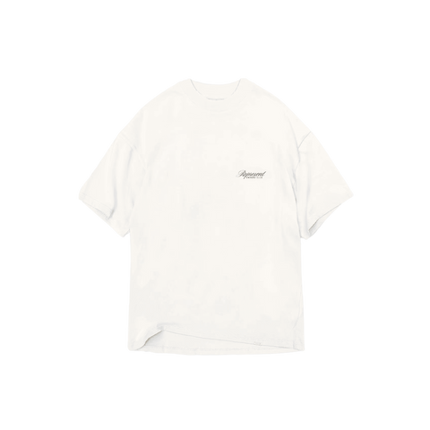 Represent Owners Club Script T-Shirt - Flat White