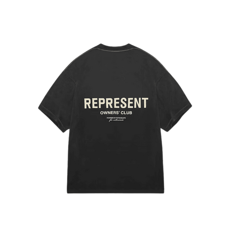 Represent Owners Club T-Shirt - Aged Black