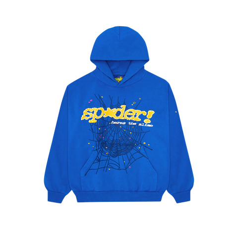 Sp5der Hoodie TC Blue