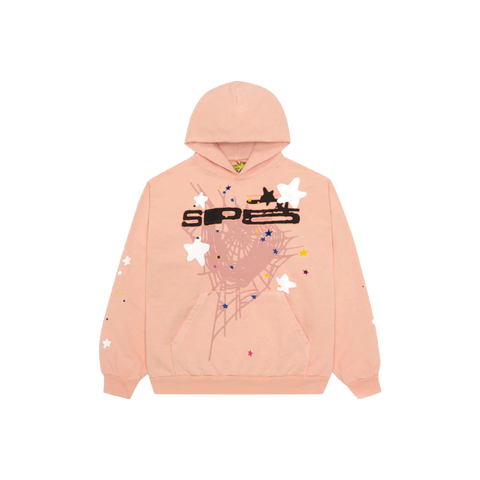 Sp5der Hoodie Peach