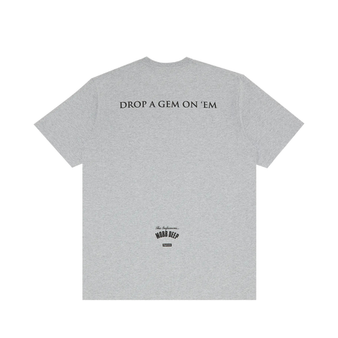 Supreme Mobb Deep Dragon Tee Heather Grey