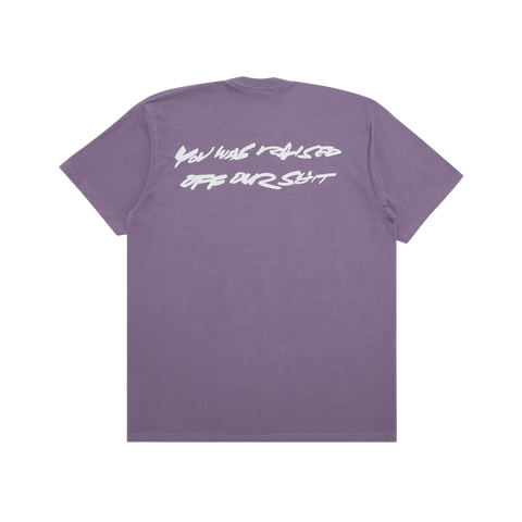 Supreme Futura Box Logo Tee Dusty Purple