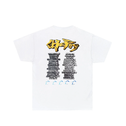 Cactus Jack by Travis Scott Utopia Tour Skitzo Circus Maximus Tee White