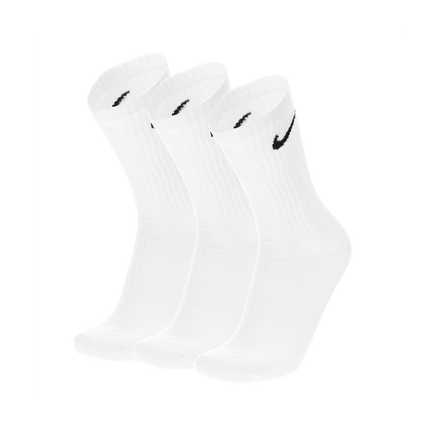 Nike Everyday Lightweight Training Crew Socks 3-Pack White/White/White