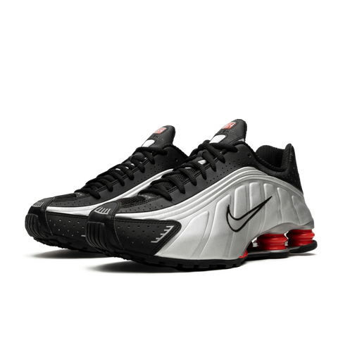 Nike Shox R4 Black Metallic Silver
