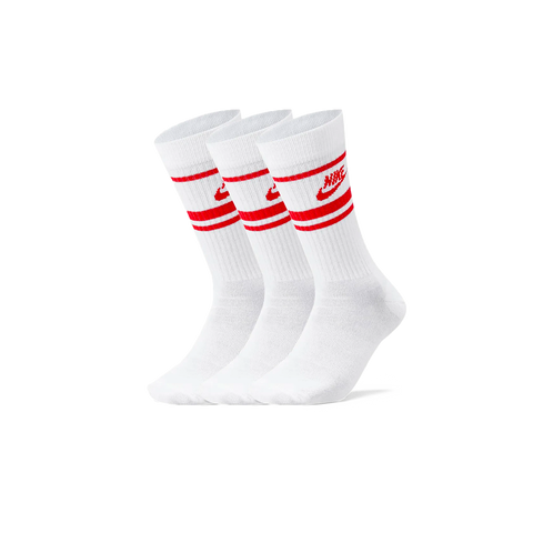 Nike Socks White Red