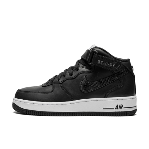 Nike Air Force 1 Mid Stussy Black White